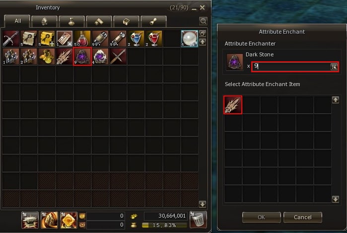attribute system mw